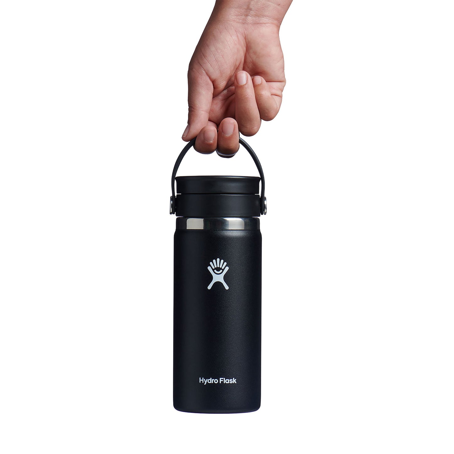 Wide Mouth Bottle with Flex Sip Lid™ Designed for Coffee and Tea. 16 oz