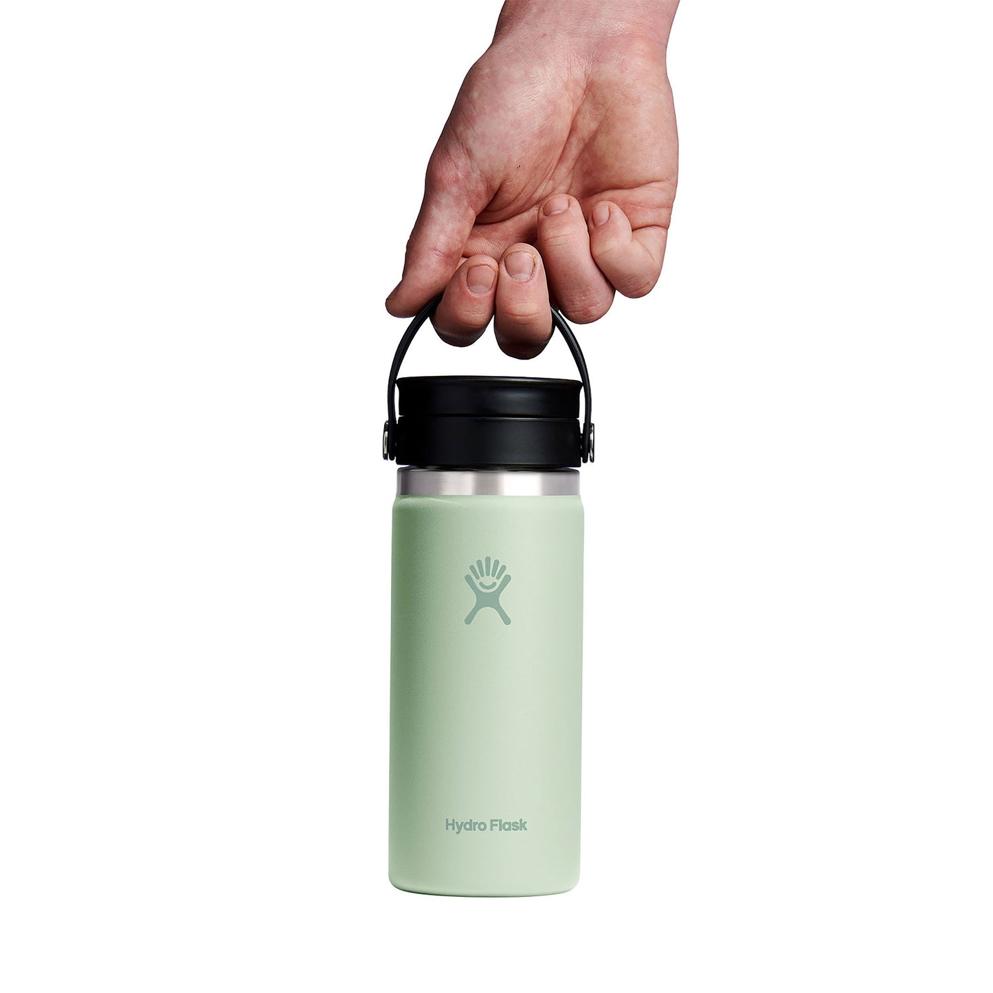 Wide Mouth Bottle with Flex Sip Lid™ Designed for Coffee and Tea. 16 oz