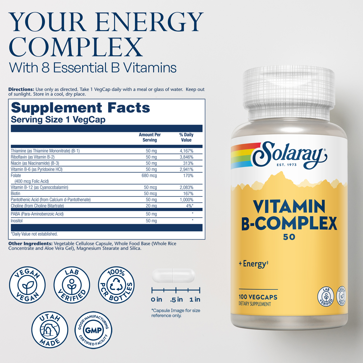 Vitamin B Complex Veg Capsule