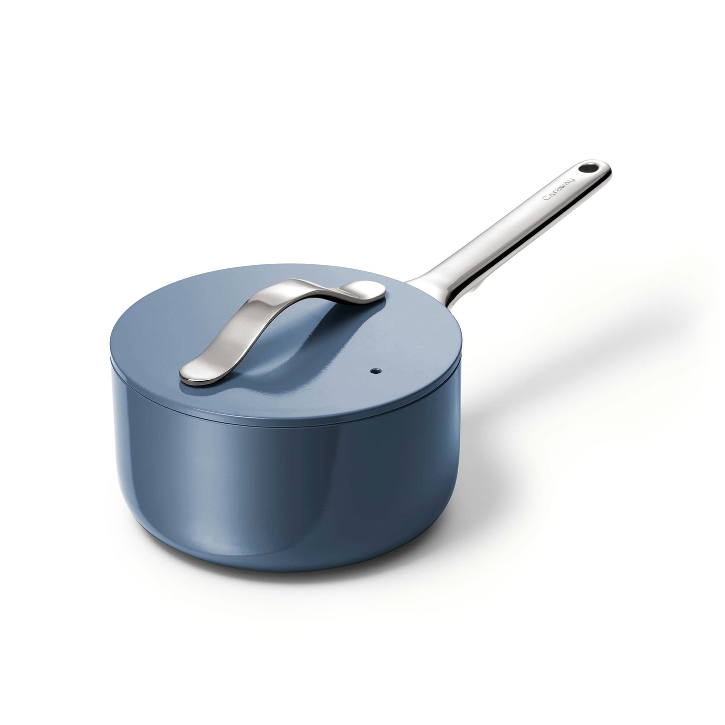 Ceramic Sauce Pan with Lid. 1.75 qt