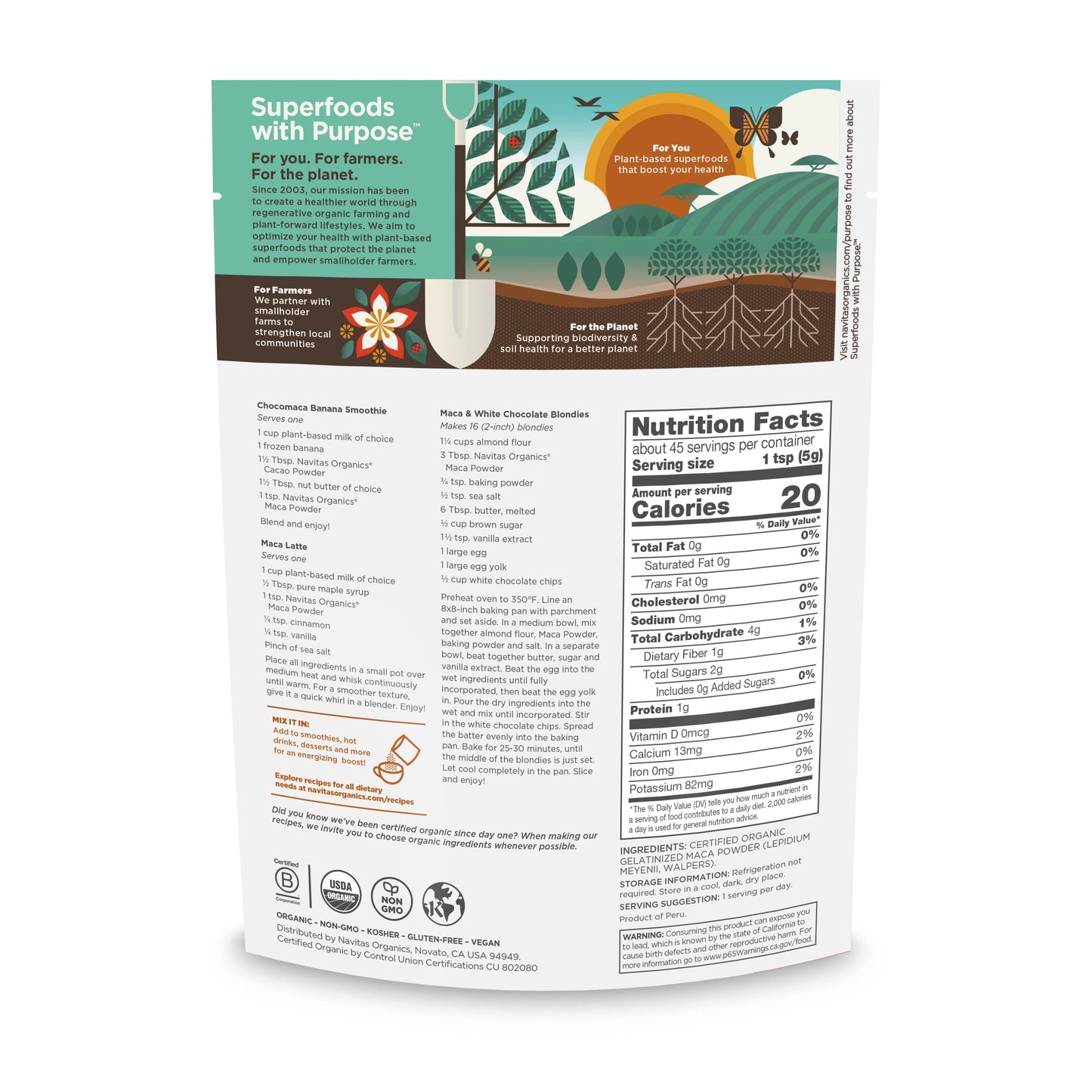 Organic Maca Powder