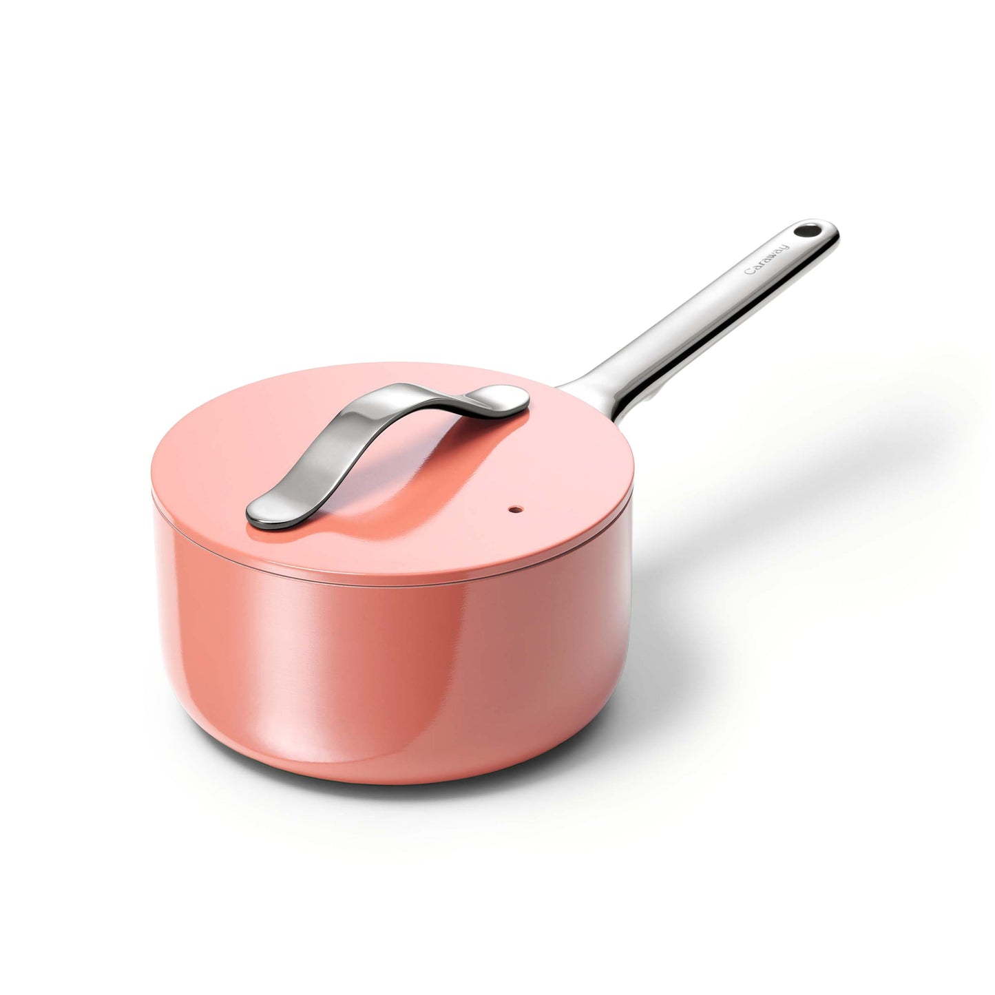 Ceramic Sauce Pan with Lid. 1.75 qt