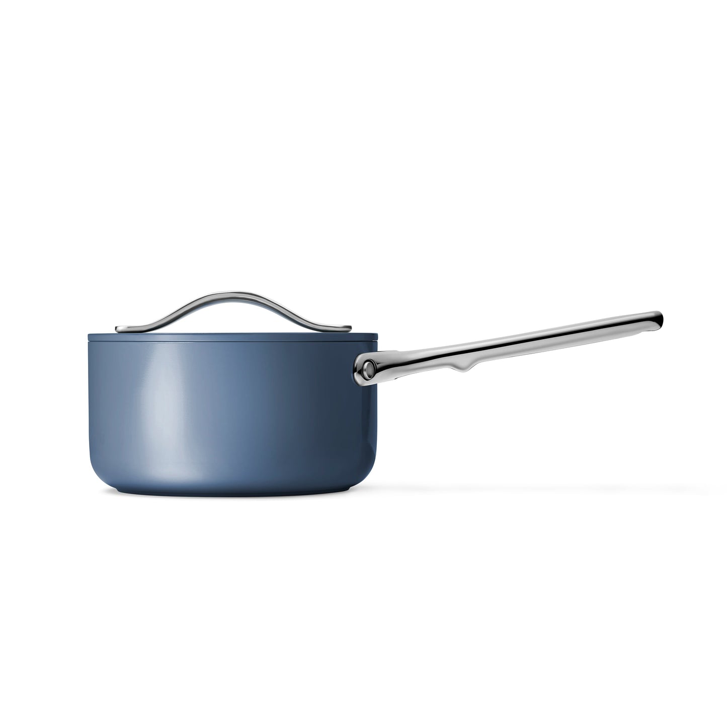 Ceramic Sauce Pan with Lid. 1.75 qt