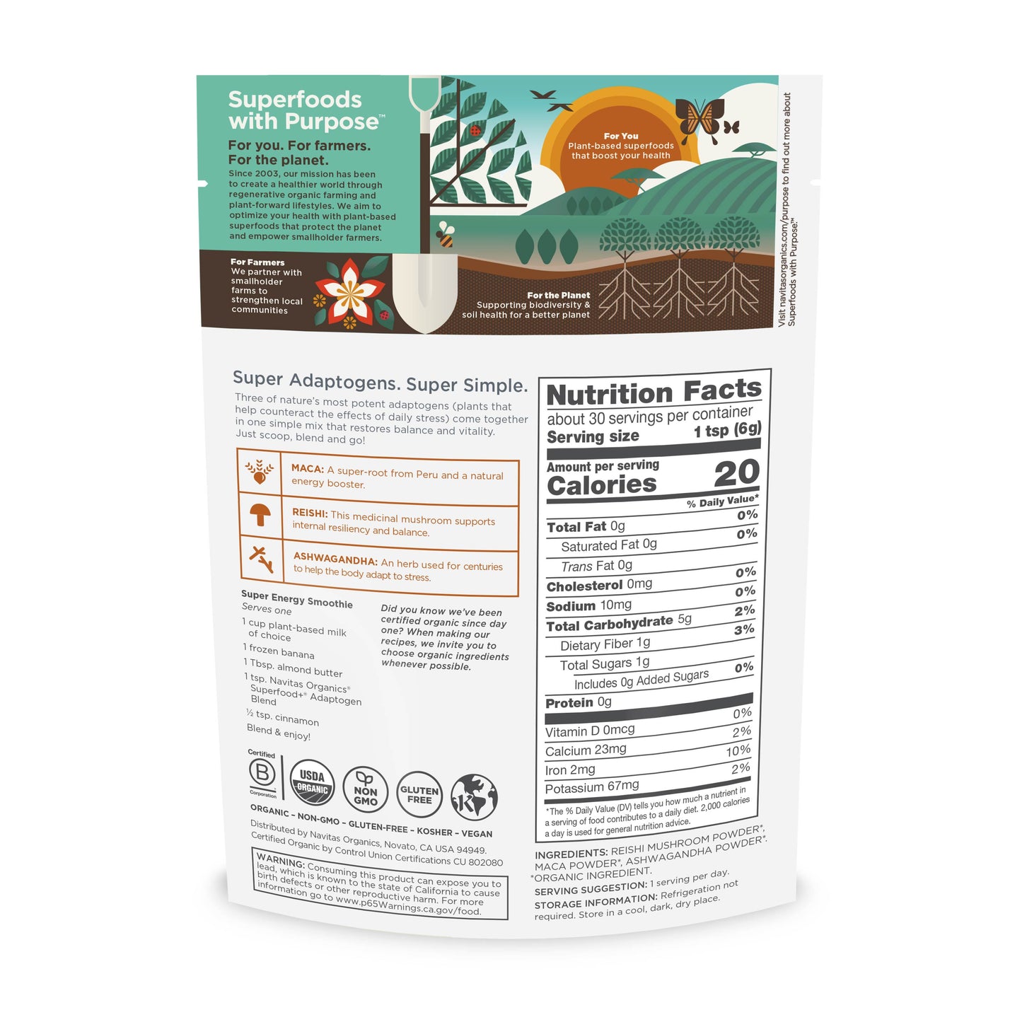 Organic Adaptogen Blend