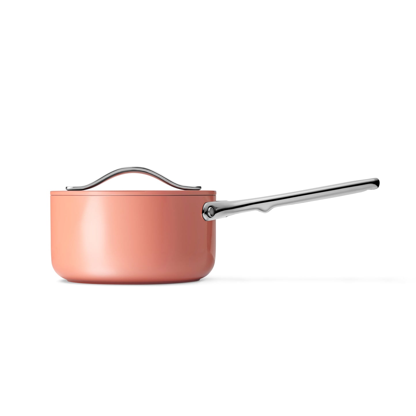 Ceramic Sauce Pan with Lid. 1.75 qt